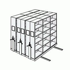 Металлический стеллаж Prostor ARC MOB 5000x800x2400